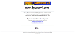 Desktop Screenshot of fgcwarri.com